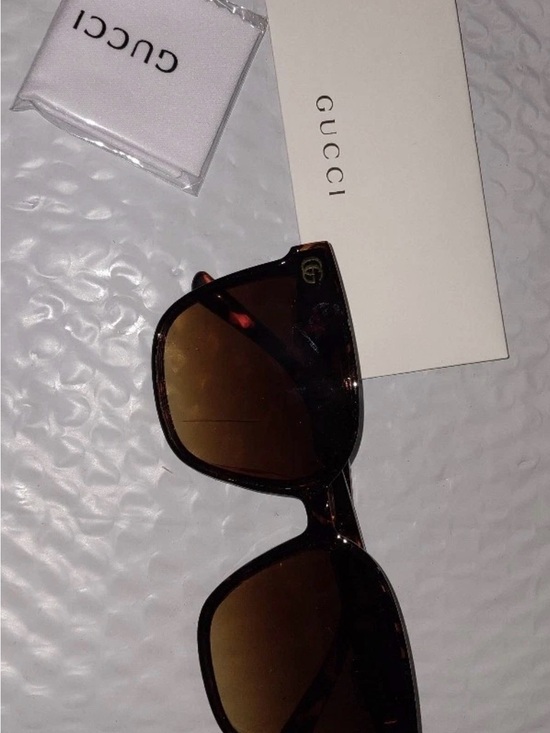 Gucci Brown Gradient Sunglasses with Gold GG Accents unisex NIB main image 5